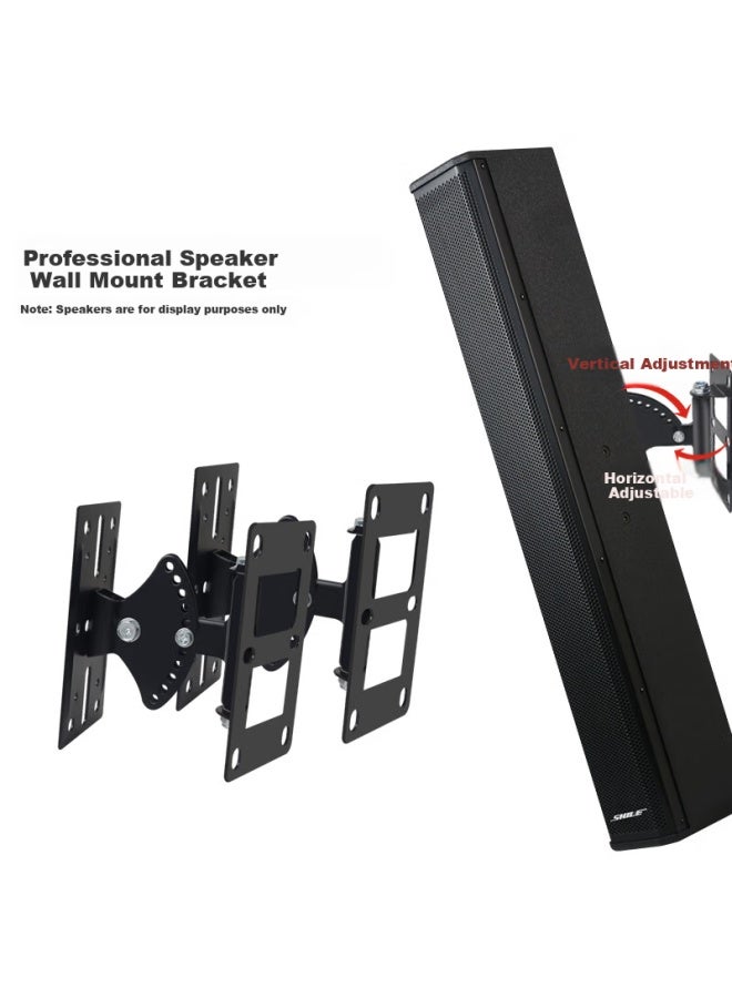 Shile Wall-mounted Speaker Bracket, 180-degree Rotation Left And Right, 30-degree Adjustment Up And Down (excluding Wall-mounting Expansion Screws) - Image 3
