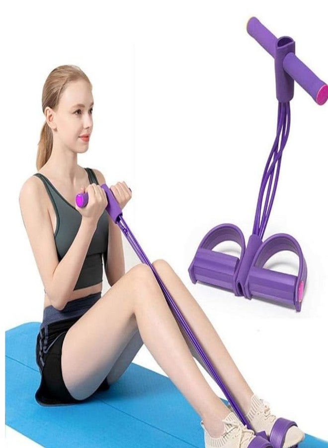 Prostuff.in® Yoga Pedal Puller Resistance Bands - 4 Tummy Training Bands Exercise, Yoga Crossfit Exercise, Body Building Training Band Men and Women, [Random Colour] 1pcs. - Image 2