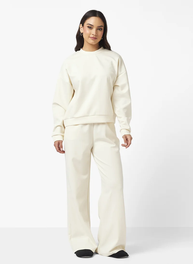 Ginger Basics Hooded Oversize Soft Touch Scuba Coord Set