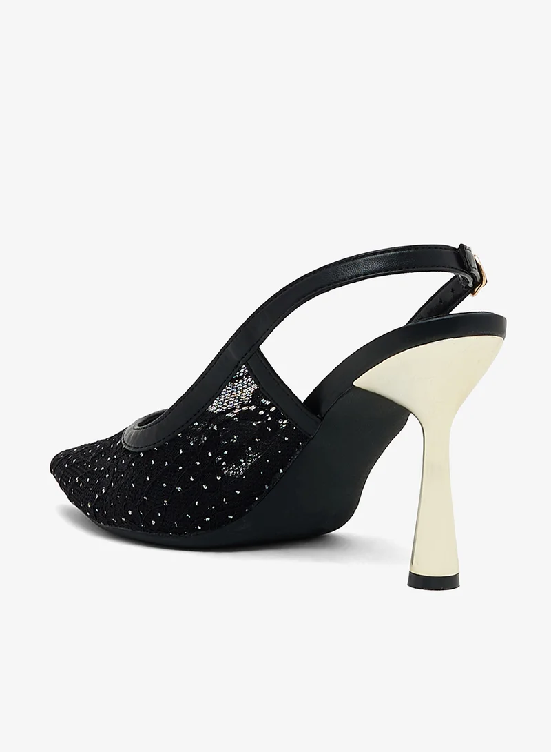 Ginger High Heeled Sling Back Pump