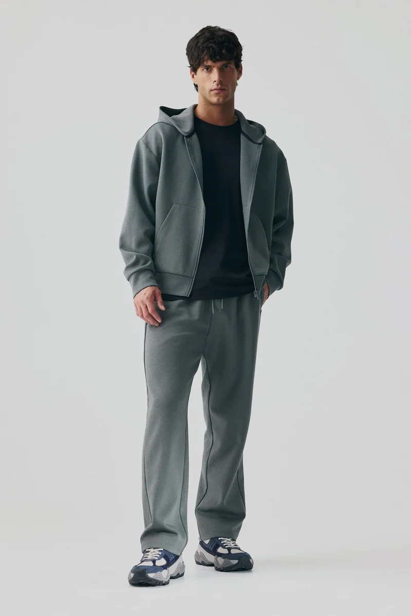H&M Oversized Fit Zip-through hoodie with DryMove™