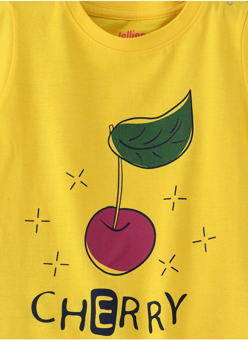 Jelliene Basic round neck graphic t-shirt  - Image 3