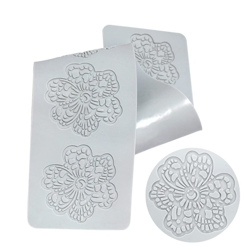Anyana sugar edible giant flower lace cake silicone Embossing Mat Texture fondant impression lace mat decorating mold gum paste cupcake topper tool icing candy imprint baking moulds sugarcraft