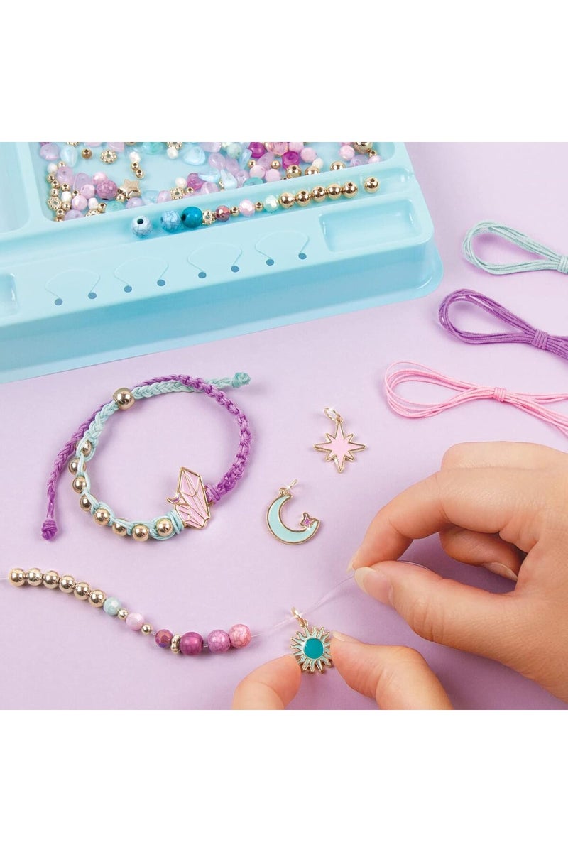 Make It Real طقم أساور الأحجار السماوية، 270 قطعة، اصنع 8 أساور، للأعمار 8 وما فوق - Image 5