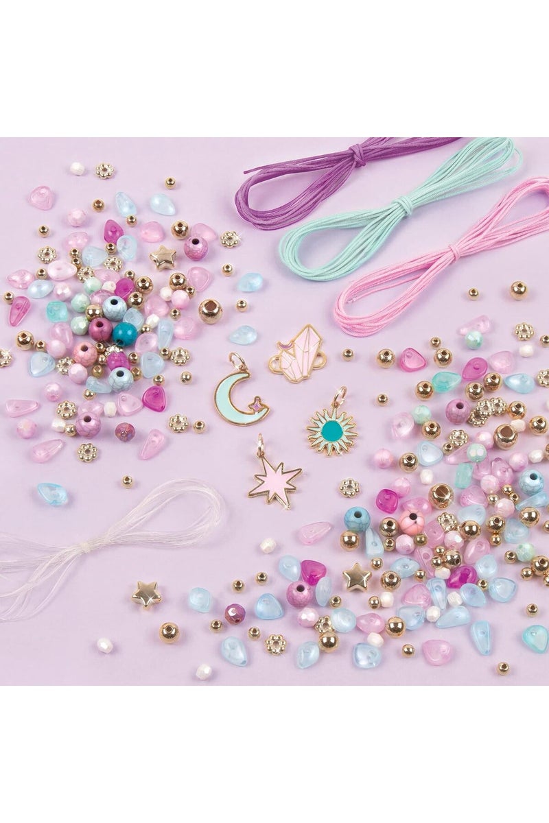 Make It Real طقم أساور الأحجار السماوية، 270 قطعة، اصنع 8 أساور، للأعمار 8 وما فوق - Image 3