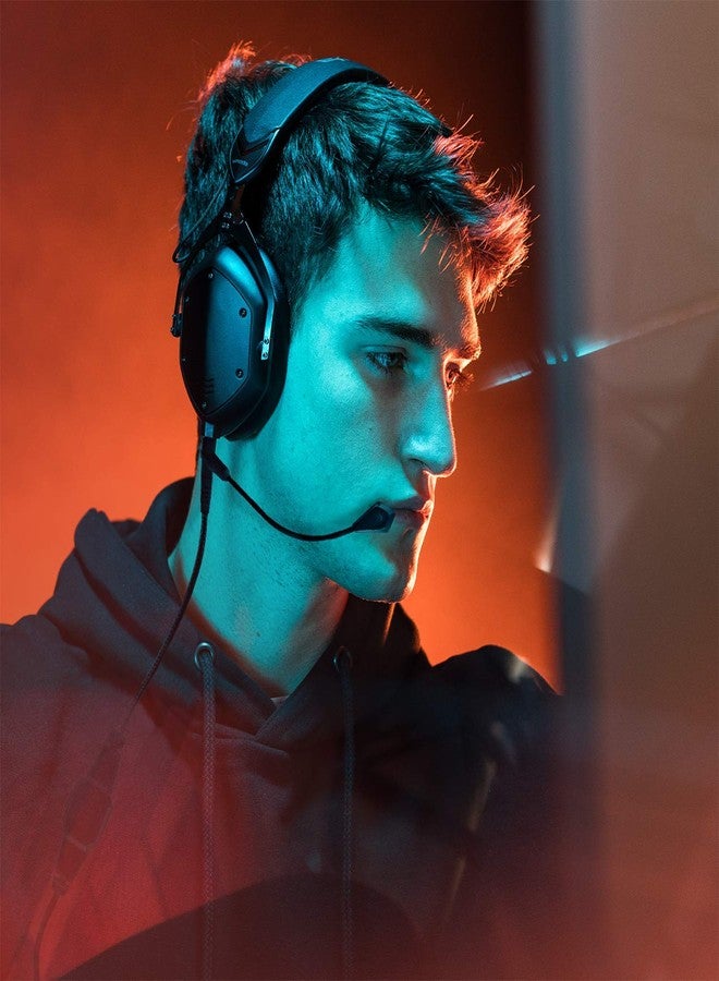 في-مودا ميكروفون V-Moda BoomPro | للألعاب والتواصل | سلكي - مقبس 3.5 ملم | ذراع مرن | وحدة تحكم بمشبك مع زر كتم الصوت وعجلة للتحكم في مستوى الصوت | أسود - Image 3