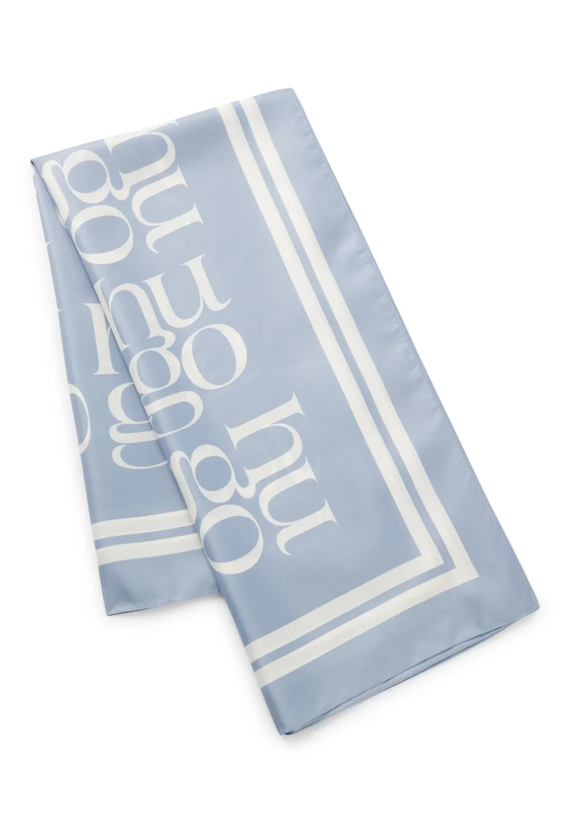 HUGO Scarf with printed artwork