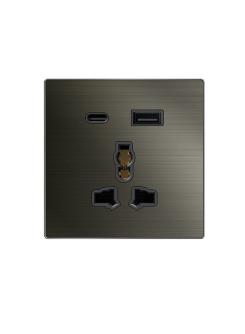 Foreign trade socket (USB/C (20W) + multi-function socket) 