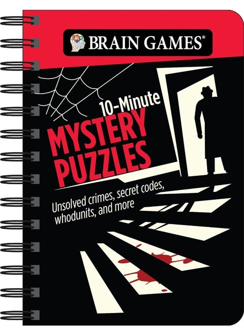Brain Games - To Go - 10-Minute Mystery Puzzles: Unsolved Crimes, Secret Codes, Whodunits, and More