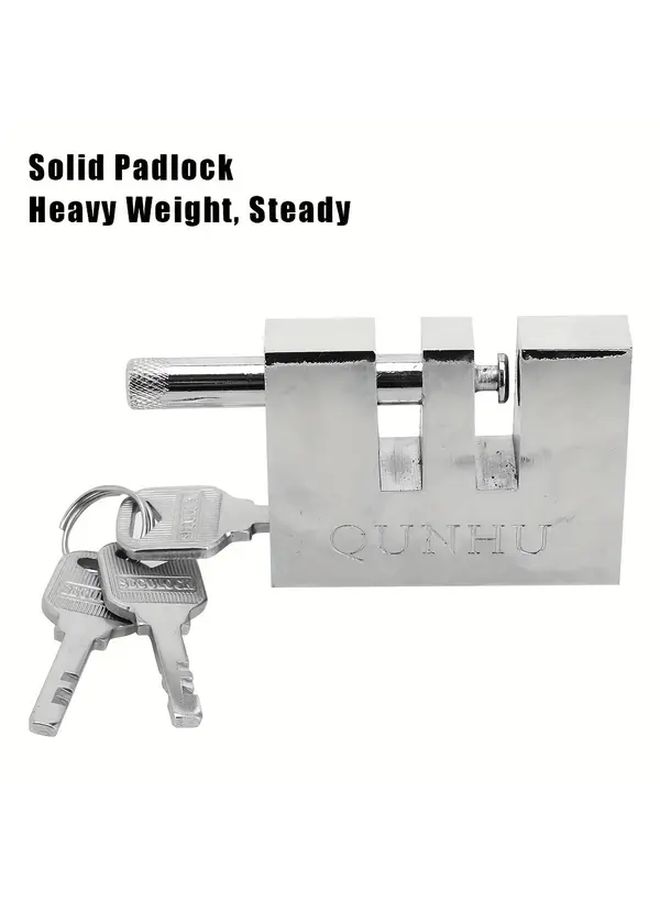 Stainless Steel Brake Pedal Lock Silvery Anti Pry Anti Drill Keyed Vehicle Throttle Accelerator Protection Accessory - Image 5