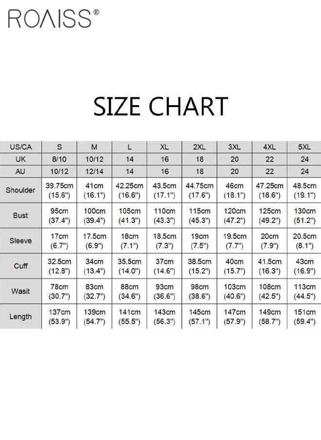 roaiss - Women's Casual Denim Shirt Dress Loose Fit Button Closure Denim Dress With Pockets On Both Sides Lightweight Long Dress - Image 1