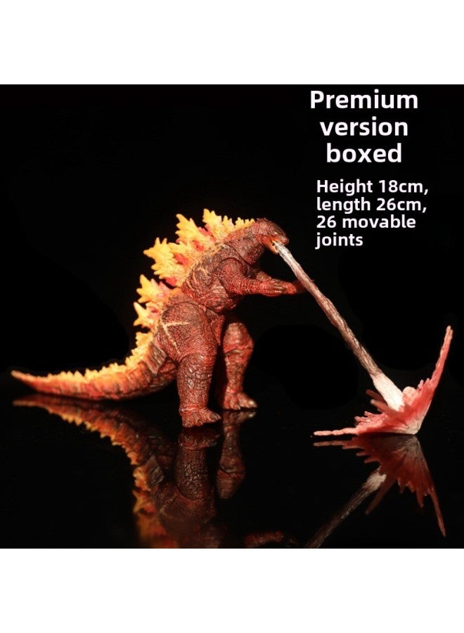 High Quality Edition NECA2019 Godzilla Hand-made Movie SHM Red Lotus Monster Nuclear Energy Jet Model Movable Toy-Color:Shm2023 Negative One Godzilla  - Image 3