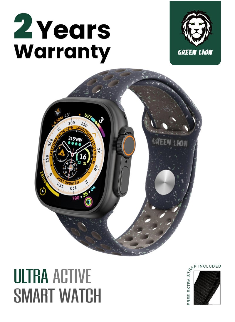GREEN LION - Ultra Active Smart Watch - Midnight Sky Nike Sport + Nylon Black - Image 1