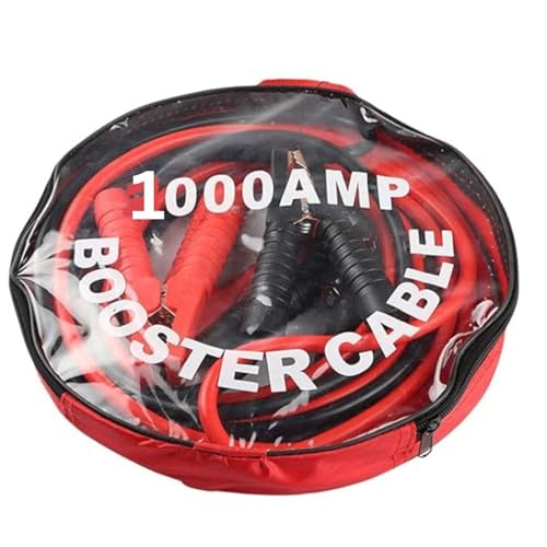 AADIVY® (1000-AMP) Booster Cable for Car Battery || Jumper Cable Battery Storage || Wire Clamp with Alligator Wire || Start Dead Battery || Emergency Line Truck Off Road || Auto Car Cables 7.3FT - Image 1