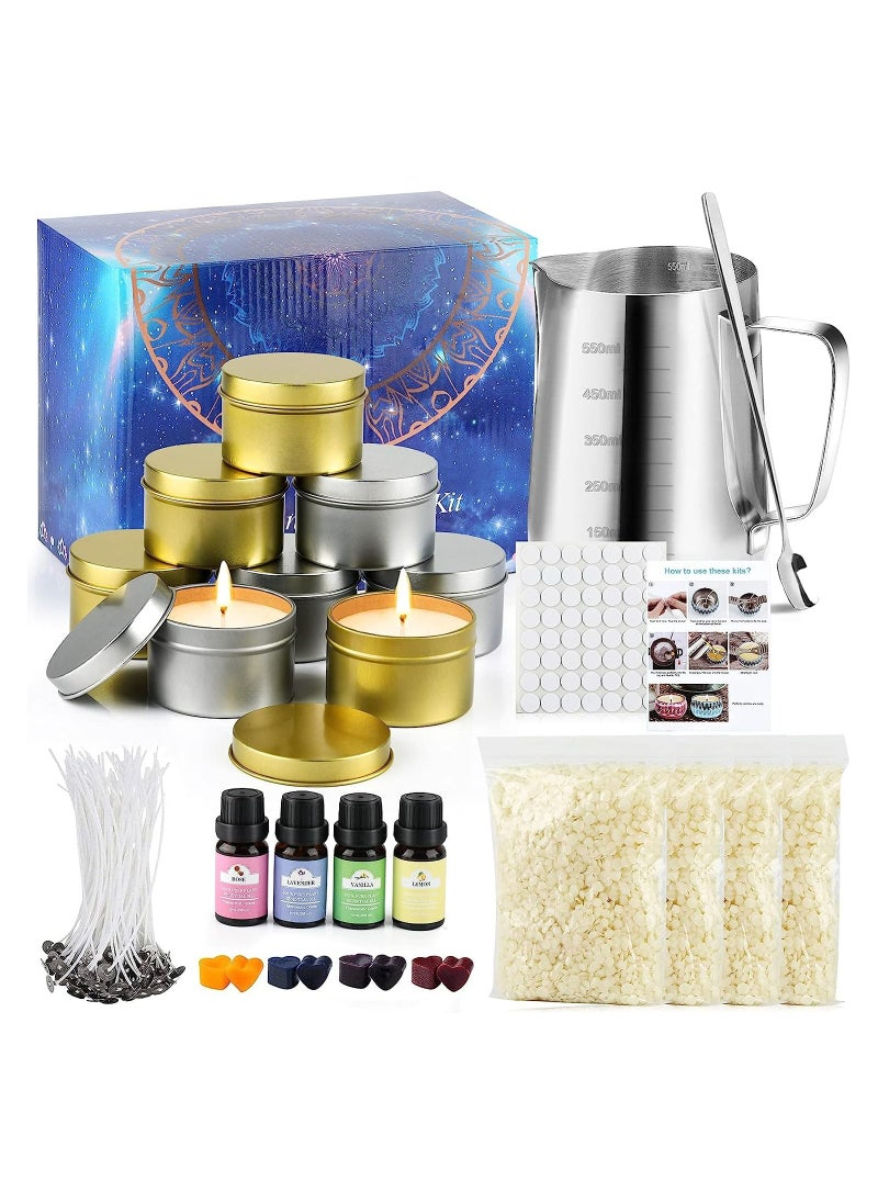 Arabest Candle Making Kit, DIY Candle Making Kit Supplies, Easy to Make Scented Candle Beewax Candle Craft Tools  - Image 1