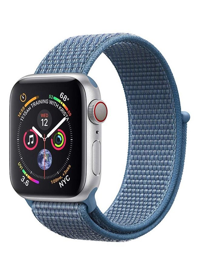 سوار بديل لساعة Apple Watch Series 5/6/7 42/44/45 ملم أزرق - Image 1