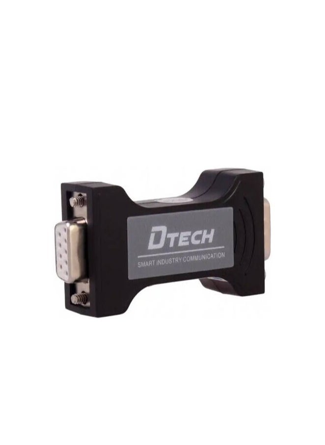 دي تك واقي عزل ضوئي كهروضوئي سلبي RS232 من DTECH DT-9011، معدل نقل 300-912600 بت في الثانية، معدل إشارة تسلسلية تلقائي الاستشعار، مسافة نقل 5 أمتار، عزل 5000 فولت، أسود | DT-9011  - Image 1