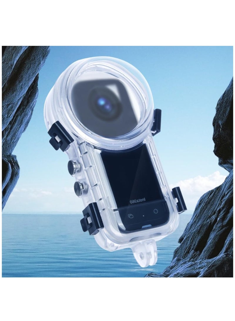 SOLARAE Waterproof Diving Case for Insta 360 X4 Sports Camera, 50m Depth, 360-Degree Full Invisible Protection, Ideal for Underwater Adventures and Extreme Sports. - Image 2