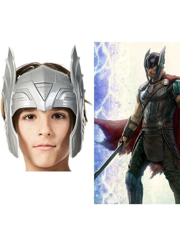 بريميم طقم زي ثور للأطفال - خوذة البطل الخارق وفأس المعركة - لعبة تقمص الأدوار - Image 4