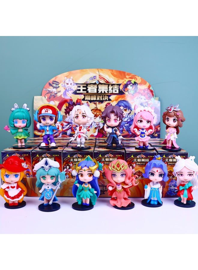 general Hundreds Of Animation Hand-run Stationery Toys Blind Box Doll Model Ornaments Children's Surprise Gifts Student Stalls Wholesale-Color:1 Random Piece For The Little Princess (pvc Solid Model) (24 Pi - Image 3