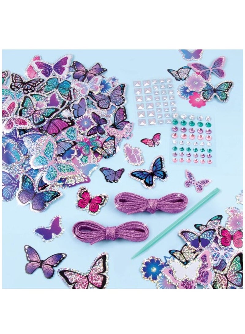 ميك إت ريل ملصق فراشة أنيقة بلينغ - Image 2