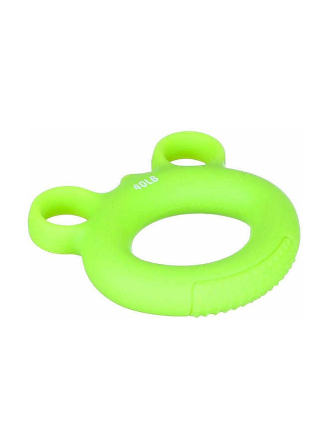 NIBEMINENT Silicone Exercises Hand Grip 40 lb Green 10 x 8 3cm