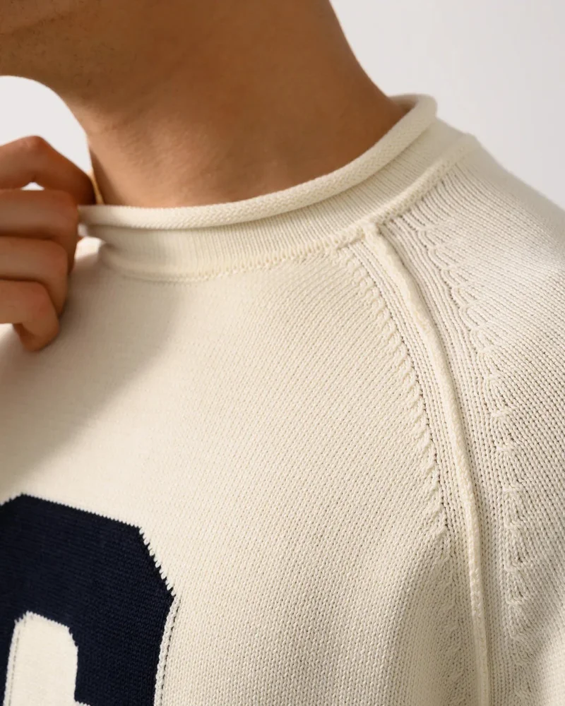 GANT  Gant Intarsia G Crew Neck Sweater for Men | Best Price UAE