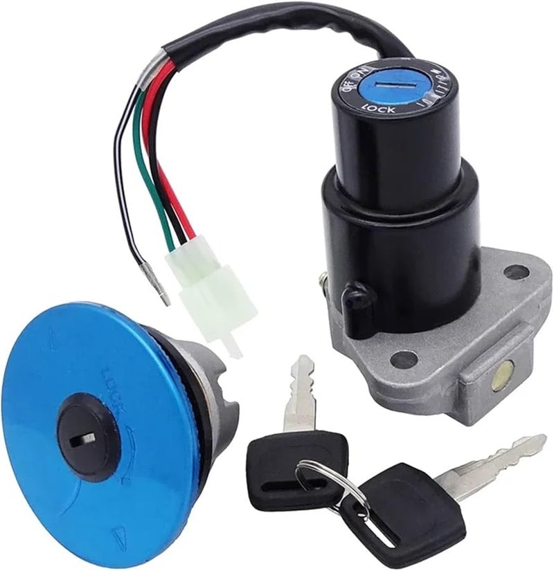Motorcycle Ignition Switch And Gas Cap Lock Set For YAMA FZR250 FZR400 FZR600 - Image 3