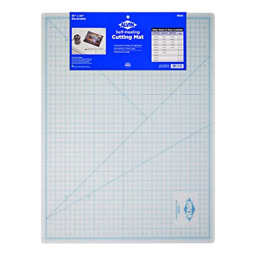 ALVIN TM Translucent Cutting Mat 18 x 24 inch | 3mm Layer with Grid on 1 Side | Light Box Compatible - Model TM2224 - Image 2