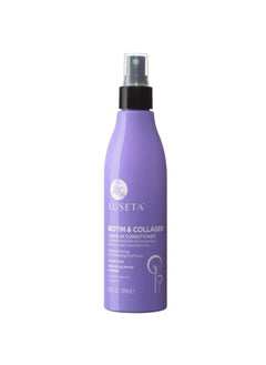 L LUSETA Luseta Biotin Leave in Conditioner for Dry Damaged Hair, Natural Thickening Volume Conditioner for Hair Loss and Thinning,8.5Fl Oz, Hair Detangler Spray for Women 