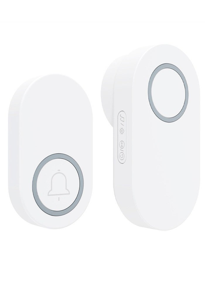Mordely - Wireless Doorbell for Home - Battery Operated, 1000 Feet, Wireless Door Bell w/LED Flash, 1 push button + 1 receiver - Image 1