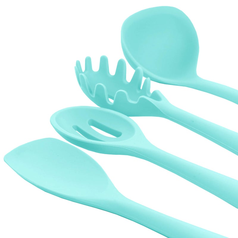 MegaChef Tool Cookware Utensil Set, 12 Piece, Light Teal - Image 3