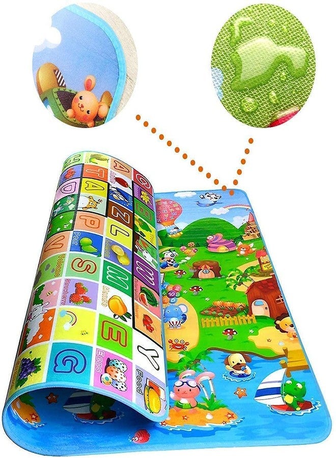KitchDeco Kitch Deco™ Waterproof Kids Beach Picnic Baby Double Side Crawling Playmat Baby Educational Alphabet Game Rug (Random Design Will Come 120 x 180cm) - Image 4