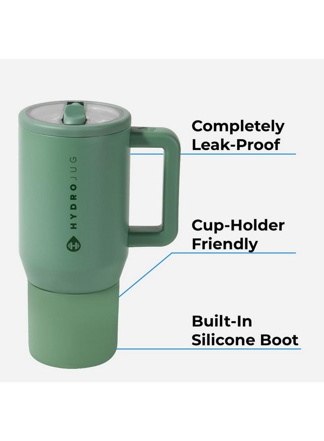 إبريق مائي هيدروج كيدز - زجاجة ماء معزولة للأطفال سعة ٢٠ أونصة مزودة بقشة ومقبض | مقاومة للتسرب ومتينة | مثالية للمدرسة والرياضة والغداء والسفر والتخييم، لونها وردي رملي - Image 2