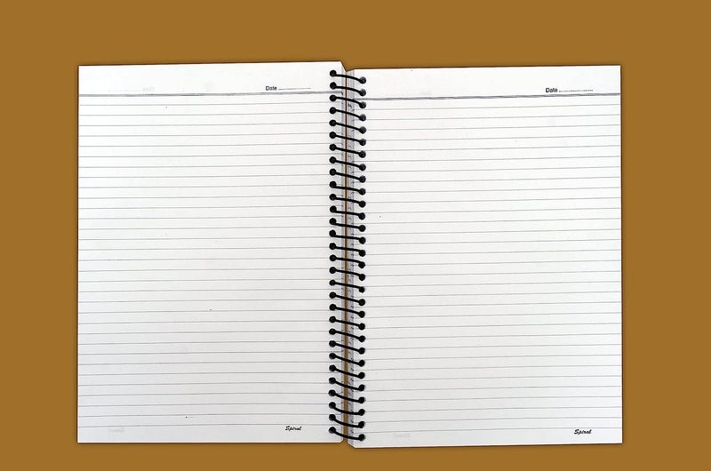 RUSH NOTE BOOKS Semi Rough A4 Spiral Notebook Ruled 400 Pages Notebook | Rough Notebooks 400 Pages Cheap | A4 Size Spiral Notebooks For Students 400 Pages | Register Note Book 400 Pages - Image 2