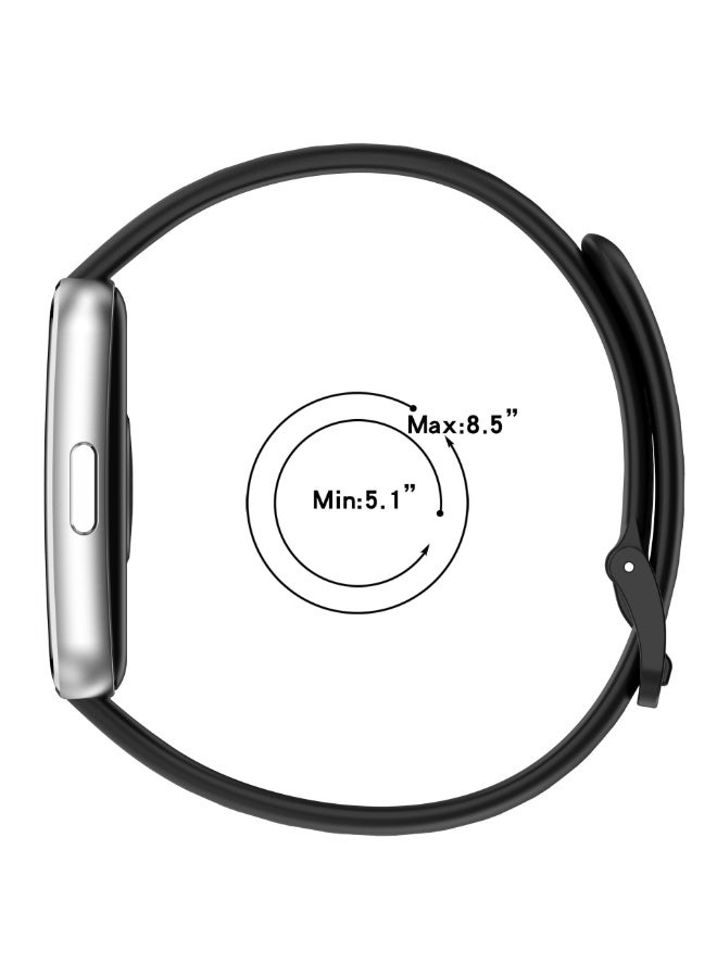 Wechdo Compatible with Huawei Band 11/11 pro Replacement Strap - Replacement Silicone Wrist Watch Strap Band Compatible with Huawei Band 11/11 pro（Just band Not include watch） - Image 2