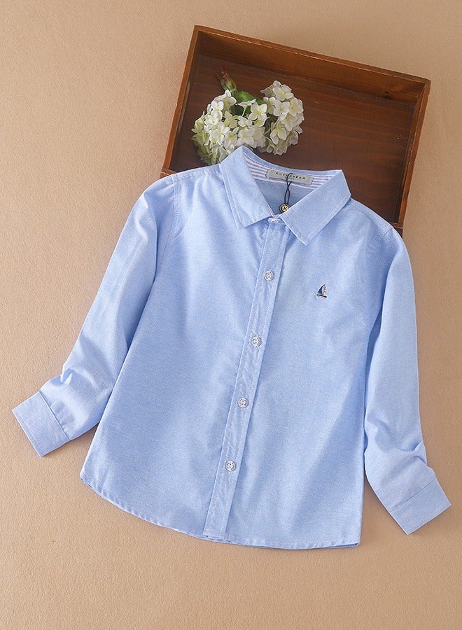 KUYEEBEAR Boys' Long Sleeve Blouse - Image 1