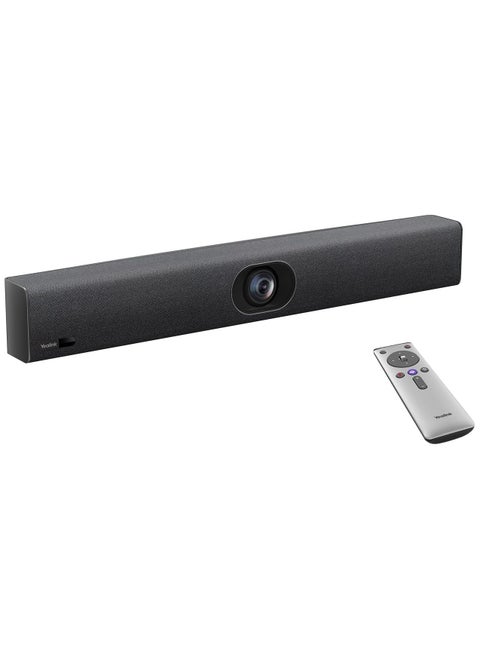 Yealink UVC40 E2 Video Conference Camera System – All-in-One USB Bar with 4K Camera, AI Auto-Framing, Built-in Microphone & Speaker, Plug & Play