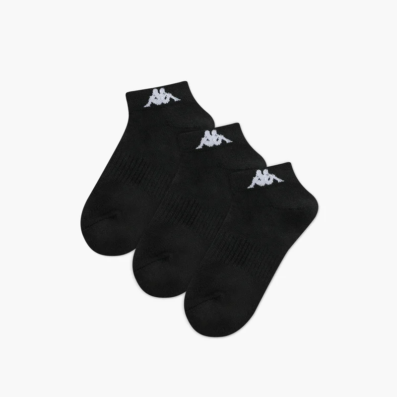 Kappa Set of 3 - Kappa Logo Print Ankle Length Socks