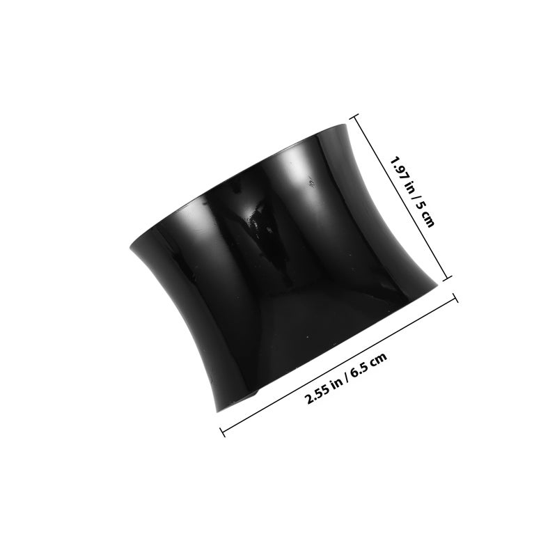 💍 سميك بتصميم هندسي بارز للنساء بأسلوب بونك أنيق - Image 2