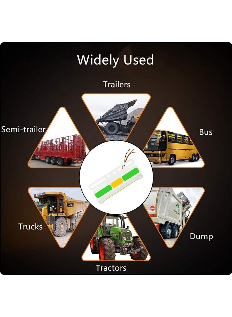 MUNTAQI Green u0026 Yellow - LED Marker Light BL 10712 - Universal Vehicle Light, Dual-Color Vehicle Light, Durable Signal Lamp - Image 3