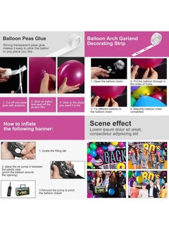 Breling 80S 90S Party Decorations 80 90 Party Bundle Includes Inflatable Radio Boombox And Mobile Phone 6 X 3.6 Ft Back To The 80 Or 90 Backdrop And 55 Pieces Balloons 80S 90S Party Supplies (80S)  - Image 4