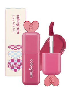 COLORGRAM Juicy Blur Tint 08 Cooling Strawberry Daily Semimatte Semiglossy Longlasting Lip Stain Moisturizing Buildable & Blendable Highly Pigmented (0.12 Fl. Oz.)  - Image 1