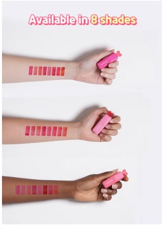 COLORGRAM Juicy Blur Tint 08 Cooling Strawberry Daily Semimatte Semiglossy Longlasting Lip Stain Moisturizing Buildable & Blendable Highly Pigmented (0.12 Fl. Oz.)  - Image 5