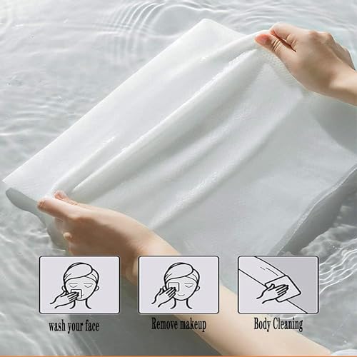 ARQIVO® Compressed Towel Tablet Portable Face Washcloth Reusable Wet and Dry Disposable, Baby Towel or Dog Camping Wipes for Travel Hiking Home Beauty (Pack of 28) - Image 5