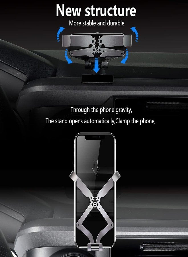 CHEAYAR Car Phone Holder,Car Phone Mount Tacoma, for All Mobile Phones,Phone Mount Dash Clip, Compatible with Tacoma 2015 2016 2017 2018 2019 2020 2021 2022 2023 - Image 2