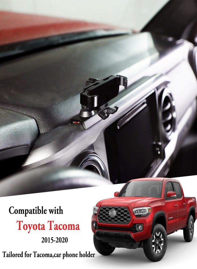CHEAYAR Car Phone Holder,Car Phone Mount Tacoma, for All Mobile Phones,Phone Mount Dash Clip, Compatible with Tacoma 2015 2016 2017 2018 2019 2020 2021 2022 2023 - Image 5