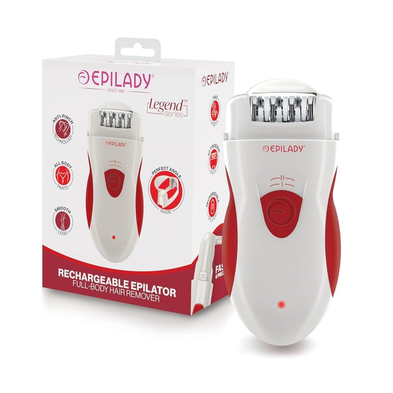 Epilady Legend 4  Cordless Epilators Hair Removal for Women 2 Speed Bikini Trimmer Electric Shaver for Women Rechargeable Body Hair Remover