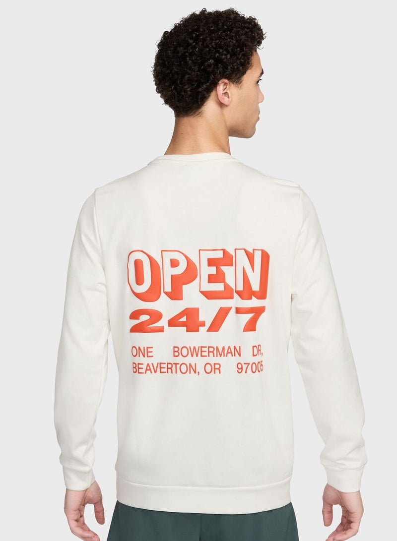 Nike Dri-Fit Fleece Graphic T-Shirt - Image 2