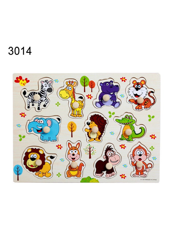 NIBEMINENT Wild Animals Themed Board Puzzle Set